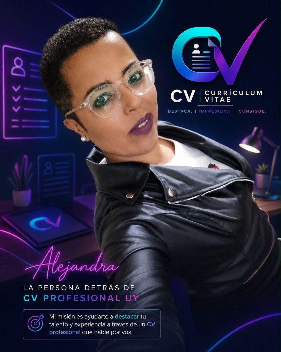 Alejandra Paola, diseñadora gráfica de CV Profesional UY